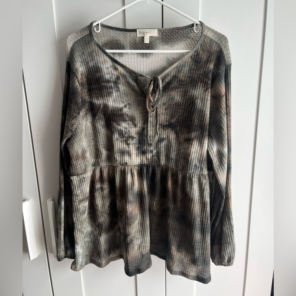 PERFECT PEACH- tie dye tunic